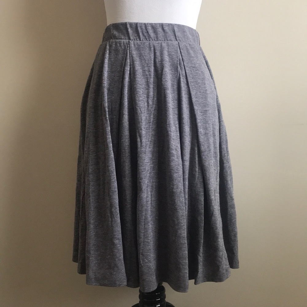 LuLaRoe Madison Skirt Gray